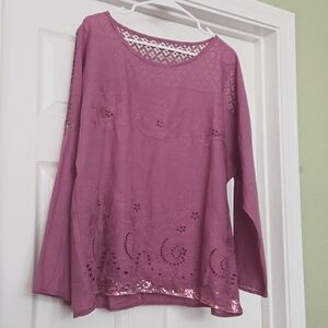 Lavender lilac top. Plus Size  NWOT